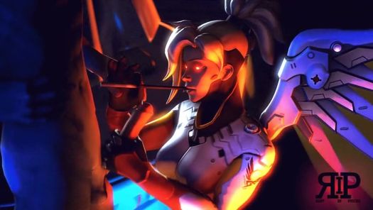 Порно подборка с Mercy Overwatch